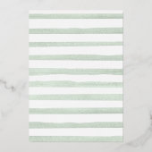 Cute Slaping-Baby shower Chalkboard Gold Folie Uitnodiging (Achterkant)