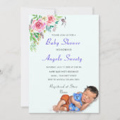 Cute Slaping Baby shower Invitation (Voorkant)