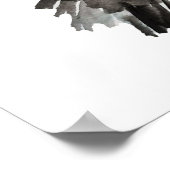 Cute Slaping Black White Tuxedo Cat Cats Poster (Hoek)