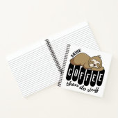 Cute Slaping Coffee Funny Quote Notitieboek (Binnen)