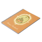 Cute Slaping Fox Custom Notitieboek (Linkerzijde)