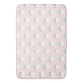 Cute Slaping Kitty Cat Pattern Badmat (Voorkant Verticaal)