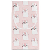 Cute Slaping Kitty Cat Pattern Klein Cadeauzakje (Achterkant)