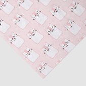 Cute Slaping Kitty Cat Pattern Tissuepapier (Detail)