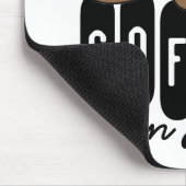 Cute Slaping Koffee Quote Muismat (Hoek)