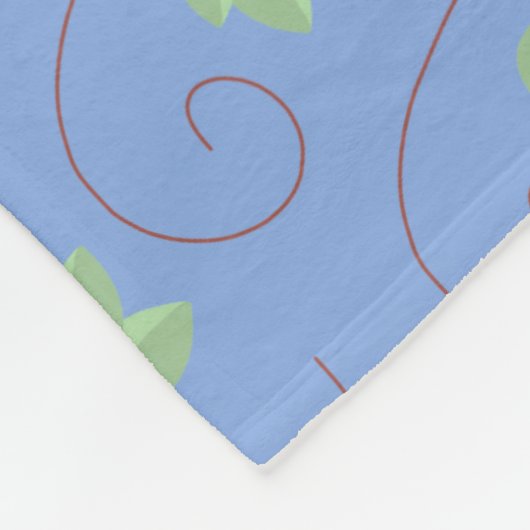 Cute Slaping met lui tropisch Oerwoud Fleece Deken (Hoek)