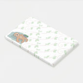 Cute Slaping met lui tropisch Oerwoud Post-it® Notes (Schuin)