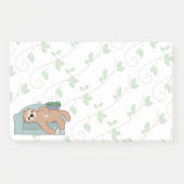 Cute Slaping met lui tropisch Oerwoud Post-it® Notes (Voorkant)