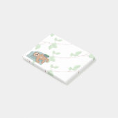 Cute Slaping met lui tropisch Oerwoud Post-it® Notes (Schuin)