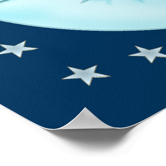 Cute Slaping Moon Poster (Hoek)