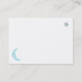 Cute Slaping Moon Visitekaartjes (Achterkant)