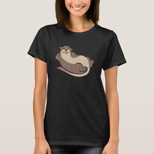 Cute Slaping Otter Good bij Naps Otter T-shirt (Voorkant)