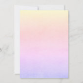 Cute Slaping Sloth Oh Baby Summer Baby shower Kaart (Achterkant)