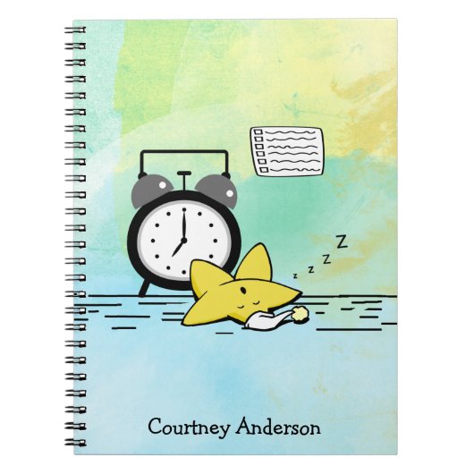 Cute Slaping Specialized Notitieboek (Voorkant)