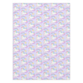 Cute Slaping Unicorn met kleurrijke Shootster Tafelkleed (Voorkant)