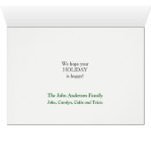 Cute Sled Dog Kerstmis (Binenzijde Horizontaal (Onderkant))