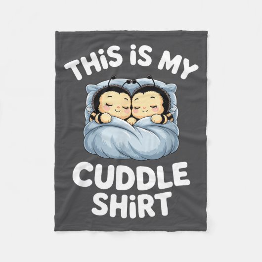 Cute Sleeng Bee This Is My Cuddle  Fleece Deken (Voorkant)
