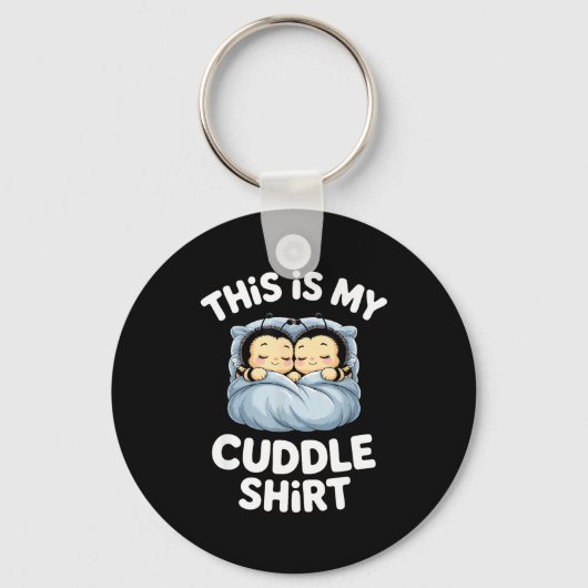 Cute Sleeng Bee This Is My Cuddle  Sleutelhanger (Voorkant)