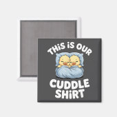 Cute Sleeng Ducks This Is Our Cuddle  Magneet (Voorkant / Achterkant)