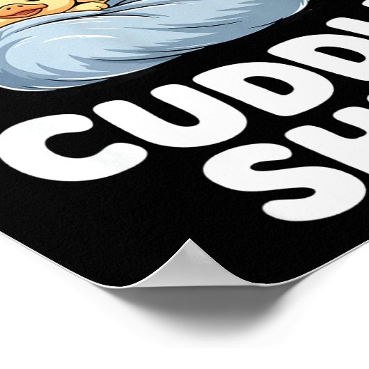 Cute Sleeng Ducks This Is Our Cuddle  Poster (Hoek)