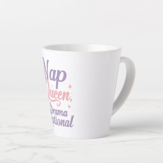 Cute Sleep Lover Anti-Drama Saying Latte Mok (Rechterhoek)