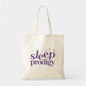 Cute Sleep Prodigy Word Art Tote Bag (Voorkant)