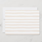 Cute Sleeping Baby Doe Baby Shower Kaart (Achterkant)