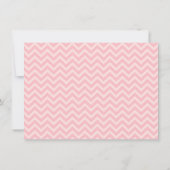 Cute Sleeping Ballerina Baby Girl Shower Kaart (Achterkant)