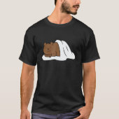 Cute Sleeping Bear Good At Naps  Bear T-shirt (Voorkant)