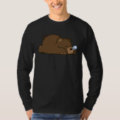 Cute Sleeping Bear T-shirt (Voorkant)