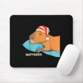 Cute Sleeping Capybara Napybara Pajamas Boys Girls Muismat (Met muis)