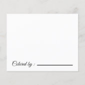 Cute Sleeping Cat Coloring Page (Achterkant)