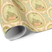 Cute Sleeping Fox Cadeaupapier (Rol Hoek)