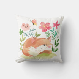 Cute Sleeping Fox Kussen