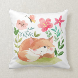 Cute Sleeping Fox Kussen
