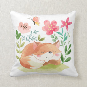 Cute Sleeping Fox Kussen