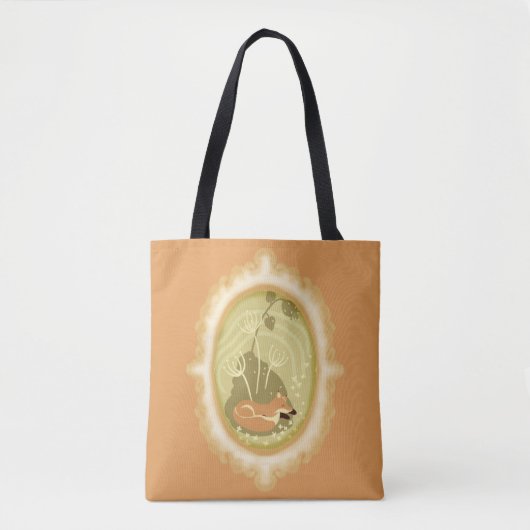 Cute Sleeping Fox Tote Bag (Voorkant)