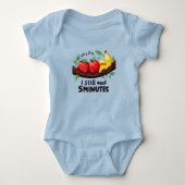 Cute Sleeping Fruits Baby Bodysuit (Voorkant)