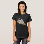 Cute Sleeping Koala Beer Funny Koala Beer Lover T-shirt (Voorkant volledig)