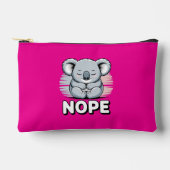 Cute Sleeping Koala “Nope” Funny Cartoon Etui (Voorkant)