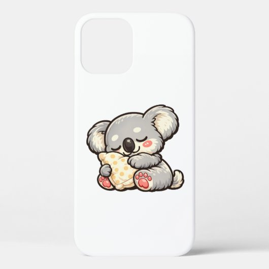 Cute Sleeping Koala with Pillow Case-Mate iPhone Case (Achterkant)