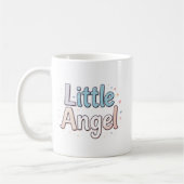 Cute Sleeping Little Angel Hugging a Heart Mug Koffiemok (Links)