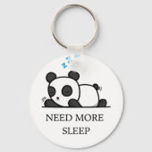 Cute Sleeping Panda Keychain (Voorkant)