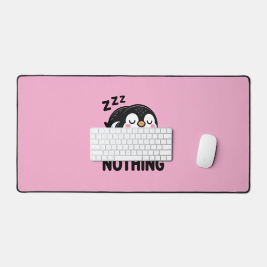 cute sleeping penguin, to do list nothing bureaumat (Keyboard & Muis)