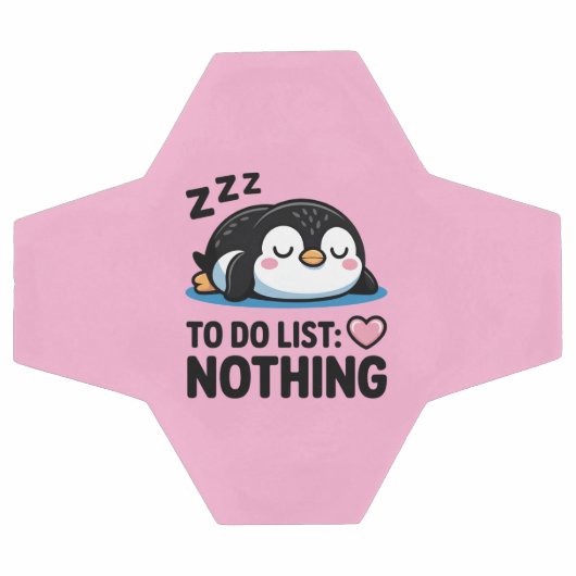 cute sleeping penguin, to do list nothing voetbal (Enkel)
