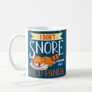 Cute Sleeping Red Panda Graphic Women Mannen Kinde Koffiemok