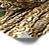 Cute Sleeping Red Panda met voedsel in de mond Poster (Hoek)