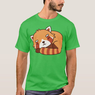 Cute Sleeping Red Panda T-shirt