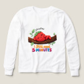 Cute Sleeping Strawberry Girls’ Long Sleev tshirt (Voorkant)
