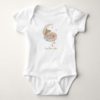 Cute Sleeping Teddy Romper